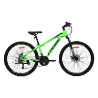 Велосипед CrossBIKE Storm V2 стальная рама 13" колесо 26" green-black                               