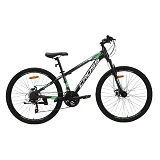 Велосипед CrossBIKE Storm V2 стальная рама 13" колесо 26" grey-green