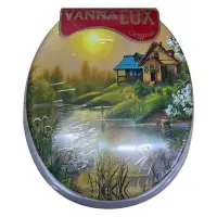 Сидіння для унітазу м'яке Vanna Lux світло-сіре                                                     