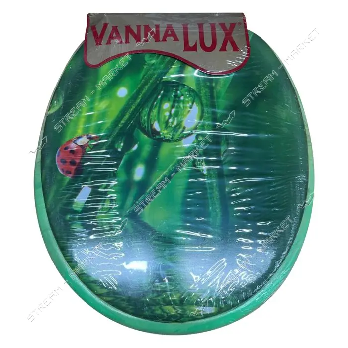 Сиденье для унитаза мягкое Vanna Lux лаймовое                                                       