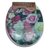 Сидіння для унітазу м'яке Vanna Lux світло-коричневе                                                