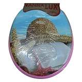 Сиденье для унитаза мягкое Vanna Lux розовое