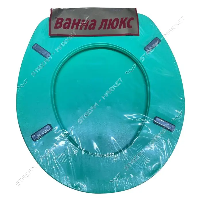Сиденье для унитаза мягкое Vanna Lux салатовое