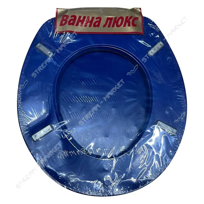 Сиденье для унитаза мягкое Vanna Lux синее                                                          