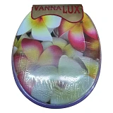 Сиденье для унитаза мягкое Vanna Lux фиолетовое                                                     