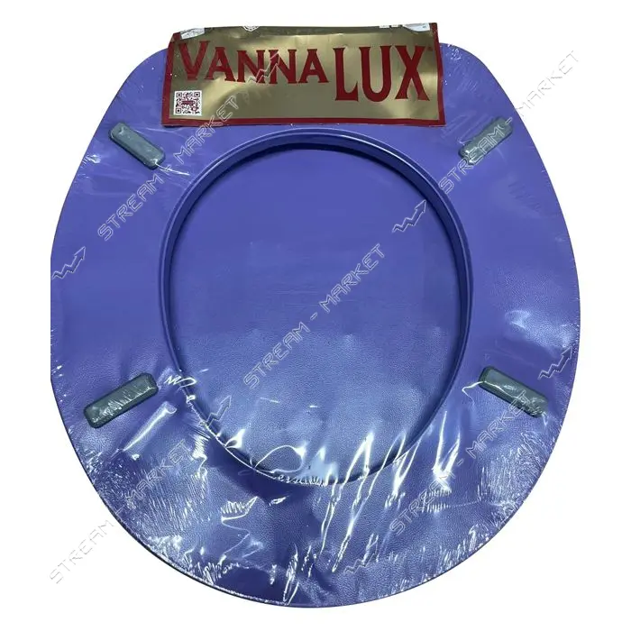 Сиденье для унитаза мягкое Vanna Lux фиолетовое                                                     