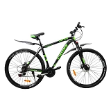 Велосипед Cross Hunter алюминиевая рама 22" колесо 29" black-green                                  