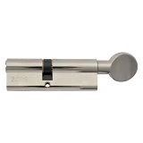Секрет латунный APECS Premier-QM-90-С-Ni 40С/50 лазерный поворот/ключ никель 5 ключей               