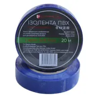 Изолента ПВХ Electro House EH-PVCT-20BE 20мх17ммх0.13мм 10шт синяя                                  