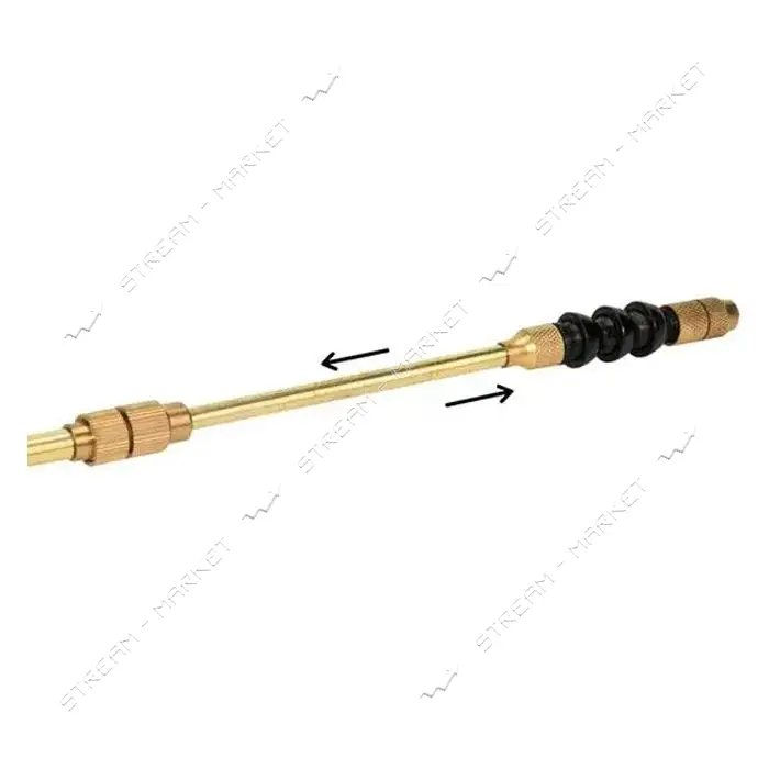 Телескопический латунный наконечник Bradas ASA02-6089 с ручкой 60-89см регулируемым углом насадки