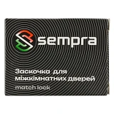 Защелка Sempra 5400-P-BLM пластиковый язычок черный матовый