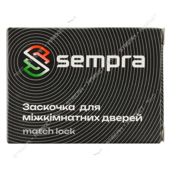 Защелка Sempra 5400-P-BLM пластиковый язычок черный матовый