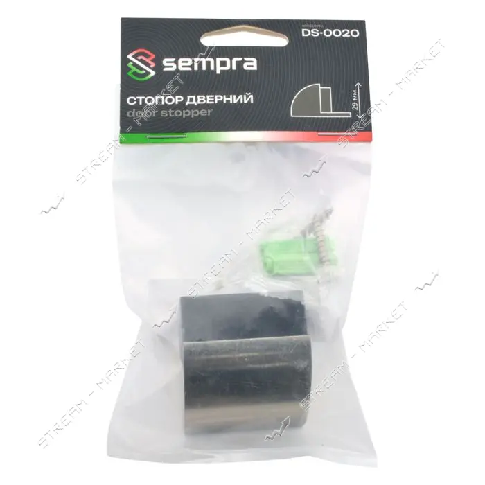 Упор дверной Sempra DS-0020-NIS сатин                                                               
