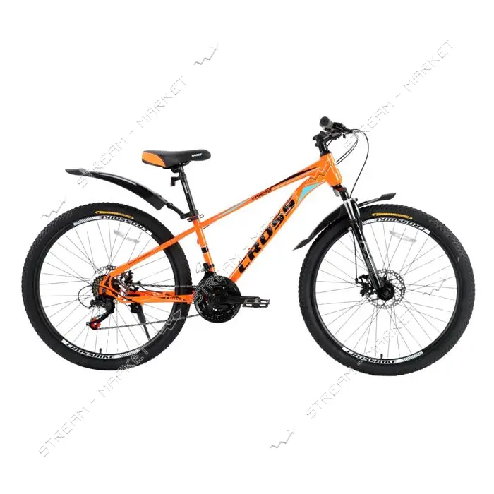 Велосипед Cross Forest стальная рама 12" колесо 24" orange
