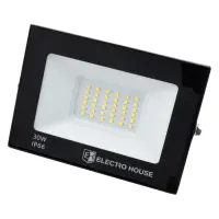 LED прожектор Electro House EH-FDL-30W IP66 SMD2835 6500К холодный белый                            