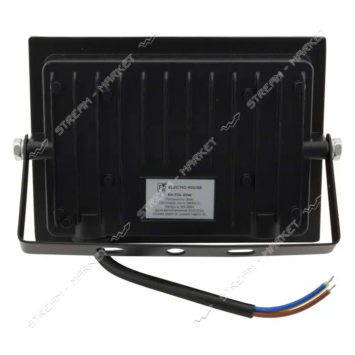 LED прожектор Electro House EH-FDL-30W IP66 SMD2835 6500К холодный белый