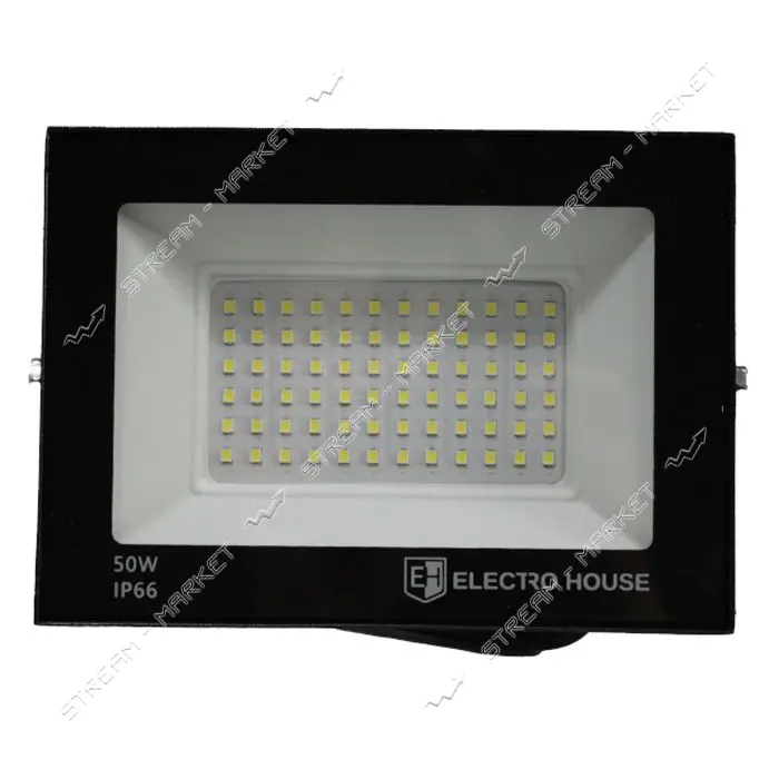 LED прожектор Electro House EH-FDL-50W IP66 SMD2835 6500К холодный белый