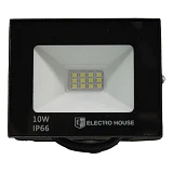 LED прожектор Electro House EH-FDL-10W IP66 холодный белый SMD2835 6500К                            