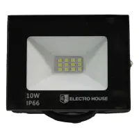 LED прожектор Electro House EH-FDL-10W IP66 холодный белый SMD2835 6500К                            