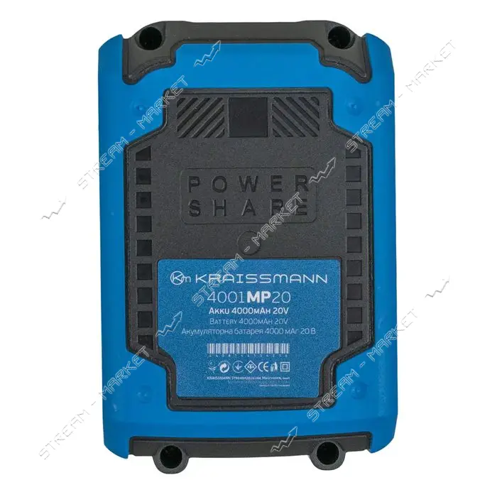 Аккумулятор Kraissmann 4001 MP 20 Li-Ion 20В 4000мАч серии M-POWER 20                               