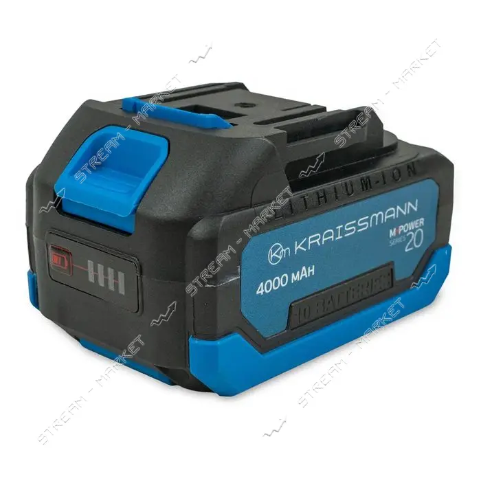 Аккумулятор Kraissmann 4001 MP 20 Li-Ion 20В 4000мАч серии M-POWER 20                               