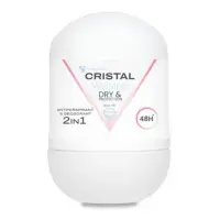 Антиперспирант Cristal шариковый 2в1 с солями алюминия 50мл                                         