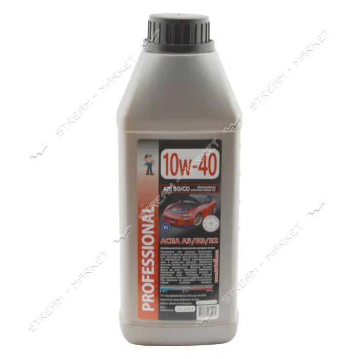 Масло моторное Professional 10W-40 API SG/CD 1л канистра                                            