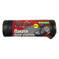Пакет полиэтиленовый Steel для мусора 35л рулон 30шт                                                