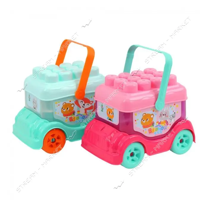 Игрушка Автобус-конструктор ТехноК арт 0396 (19х15.5х12.5см)
