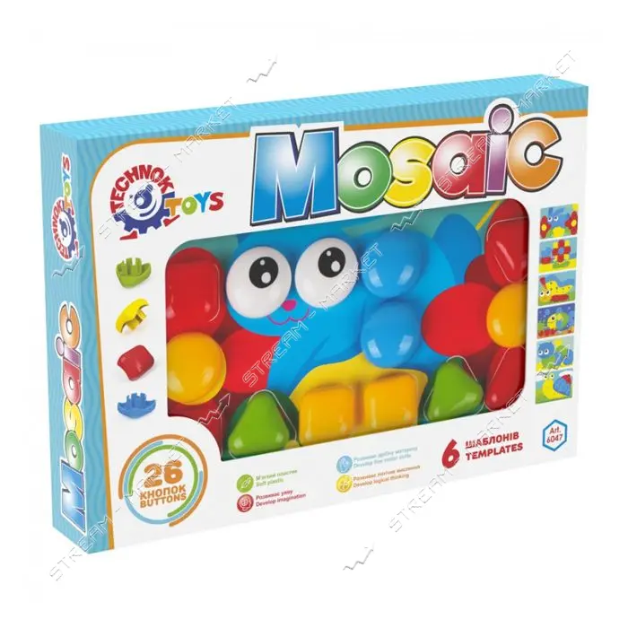Игрушка ТехноК Мозаика арт 6047 (28.7 х 20.4 х 4.8 см)