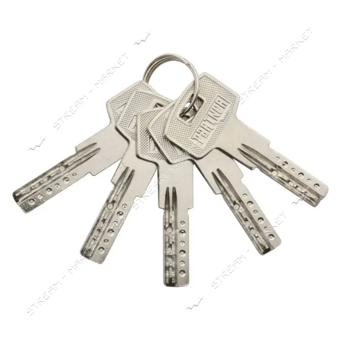 Секрет цинковый PARTNER PZCK 95 40Т/55SN лазерный ключ/поворот 5 ключей никель