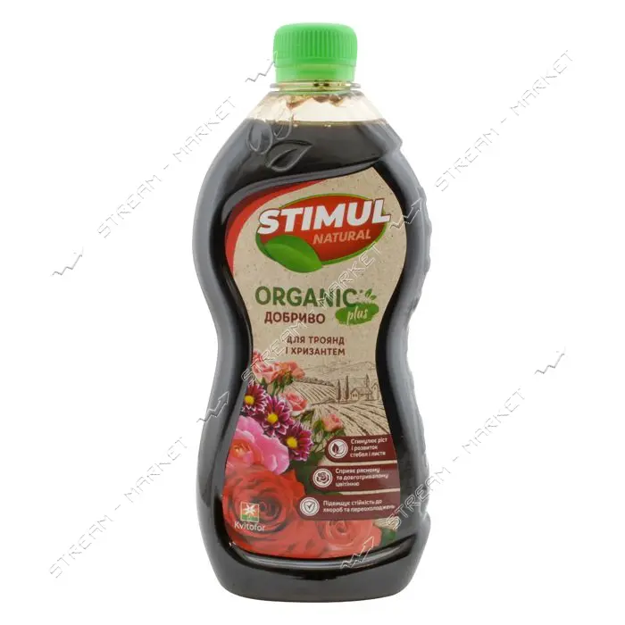 Удобрение комплексное Stimul Natural для роз и хризантем 550мл                                      
