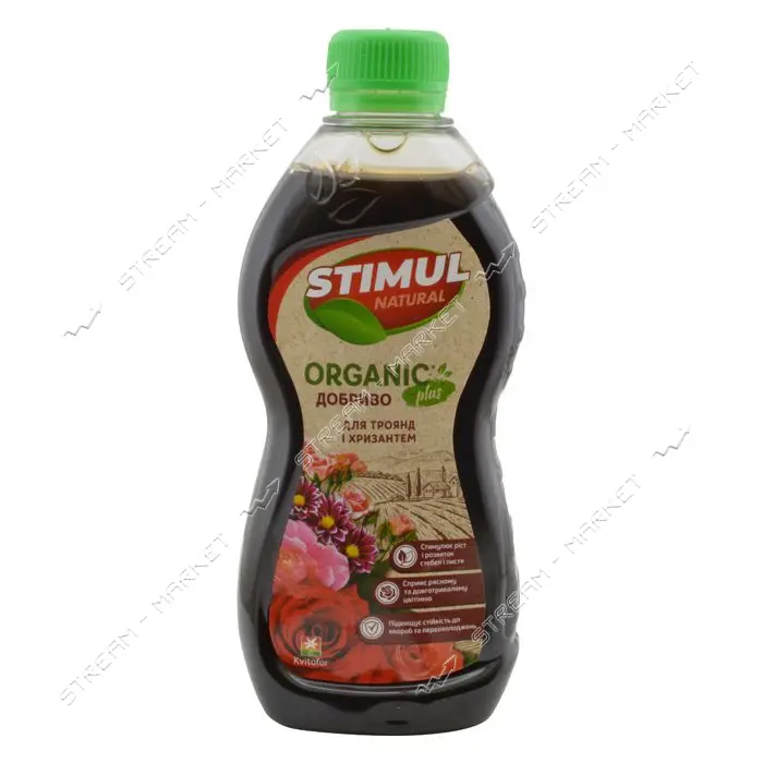 Удобрение комплексное Stimul Natural для роз и хризантем 310мл