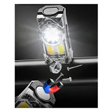 Фонарь налобный YY-19B-3SMD плюс 2COB белый желтый красный ЗУ Type-C Box Li-Ion аккум магнит