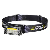 Фонарь налобный YY-19С-5SMD плюс COB белый желтый красный ЗУ Type-C Box Li-Ion аккум магнит         