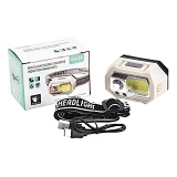 Фонарь налобный SH-S9-XPE плюс COB плюс 3SMD красный ЗУ Type-C Box встроенный аккумулятор