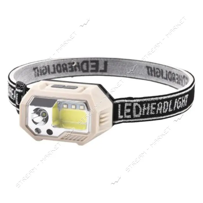 Фонарь налобный SH-S9-XPE плюс COB плюс 3SMD красный ЗУ Type-C Box встроенный аккумулятор