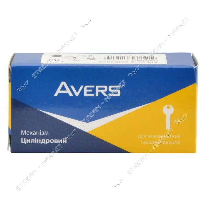 Секрет цинковый Avers ZM-60-С-BLM 30/30 лазерный ключ/поворот 5 ключей черный                       