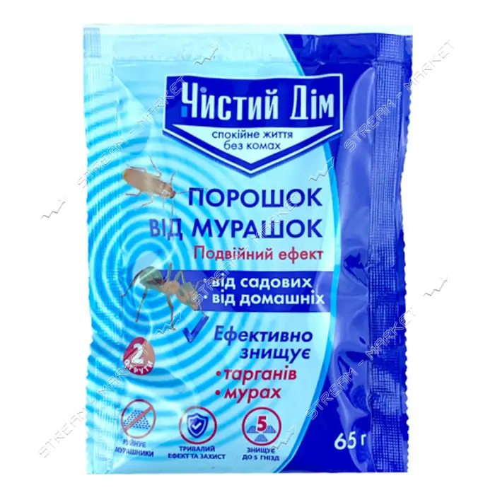 Средство Чистый Дом от муравьев 65г                                                                 