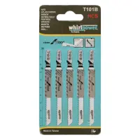 Пилки для электро лобзика Whirpower T101B 5шт                                                       