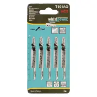 Пилки для электро лобзика Whirpower T101АО 5шт                                                      