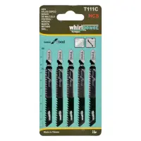 Пилки для электро лобзика Whirpower T111C  5шт                                                      