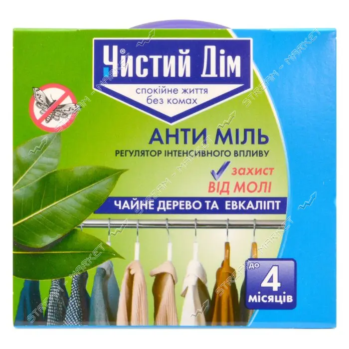 Средство Антимоль Чистый Дом Чайное дерево плюс эвкалипт