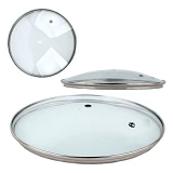 Крышка стеклянная для сковородки d24см