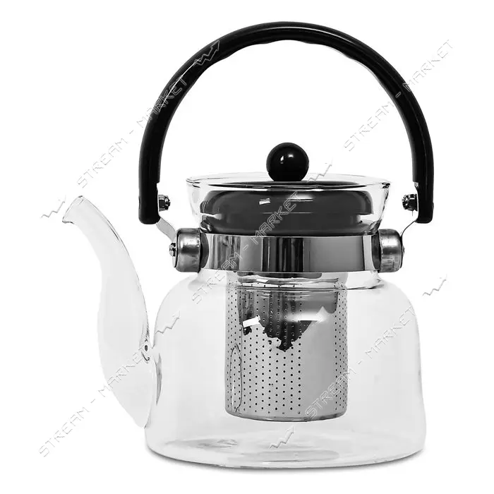 Заварник Stenson MS-0134 1.2л стекло/пластик                                                        