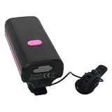 Фара велосипедная с сигналом 7588 аккумулятор ЗУ micro USB