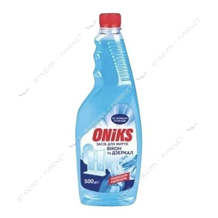 Средство для мытья стекол Oniks морская свежесть запаска 500г