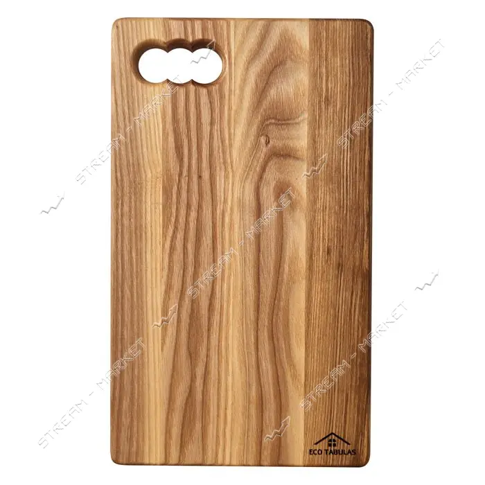 Доска деревянная Eco Tabulas малая 3 отверстия 250х200х27