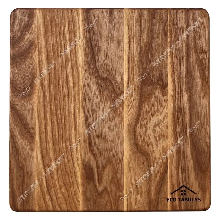 Доска деревянная Eco Tabulas квадратная малая 180х180х17                                            