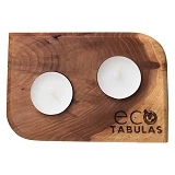 Подсвечник деревянный Eco Tabulas двойной 105х150х25                                                